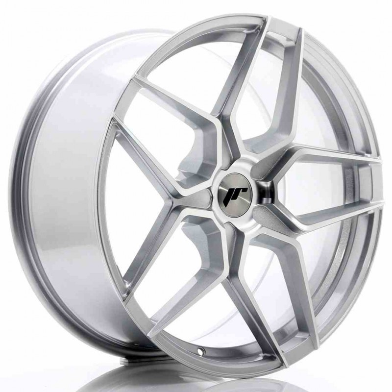 Llanta exclusiva Jr Wheels Jr34 20x9 Et20-40 5h Blank Silver Machined  Face