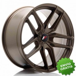 Llanta exclusiva Jr Wheels Jr25 20x10 Et20-40 5h Blank Bronze