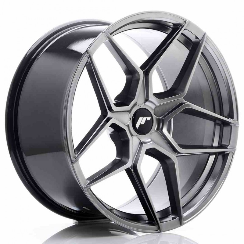 Llanta exclusiva Jr Wheels Jr34 20x10 Et20-40 5h Blank Hyper Black