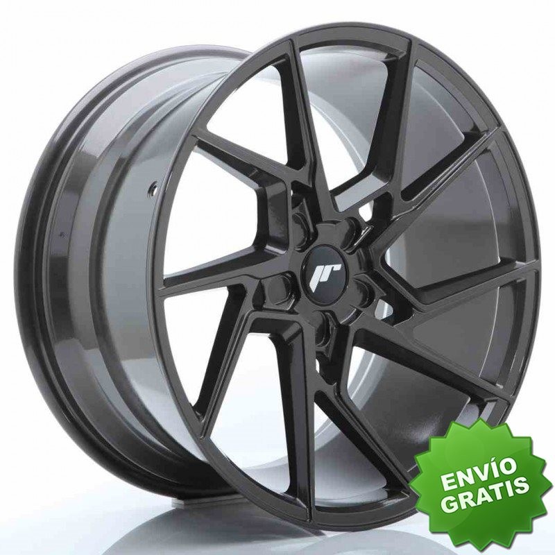 Llanta exclusiva Jr Wheels Jr33 20x10 Et20-40 5h Blank Hyper Gray