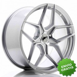 Llanta exclusiva Jr Wheels Jr34 20x10 Et20-40 5h Blank Silver Machine D Face