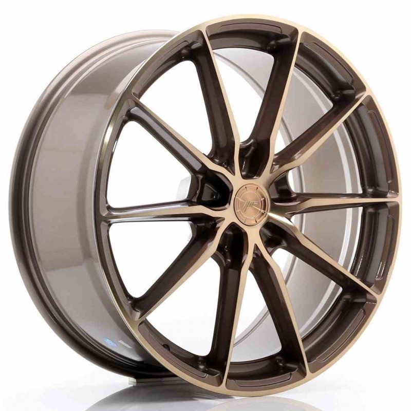 Llanta exclusiva Jr Wheels Jr37 20x9 Et20-45 5h Blank Platinum Bronze 
