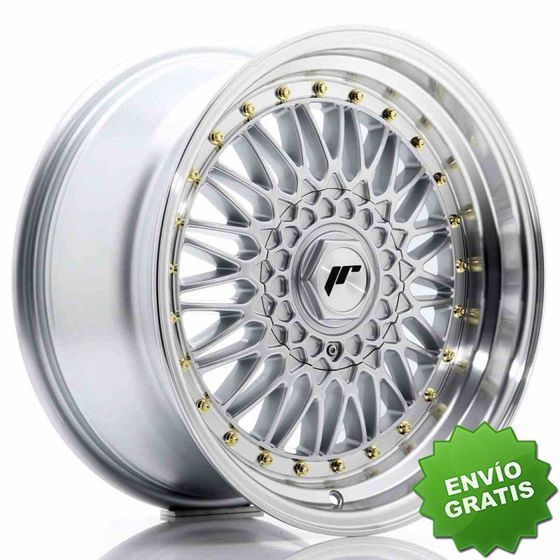 Llanta exclusiva Jr Wheels Jr9 17x8.5 Et35 5x108 112 Silver W Machined% 20lip