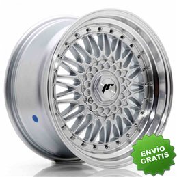 Llanta exclusiva Jr Wheels Jr9 17x8.5 Et35 5x112 120 Silver W Machined% 20lip+silver Rivets