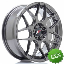 Llanta exclusiva Jr Wheels Jr18 17x7 Et40 4x100 114 Hyper Gray