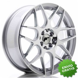Llanta exclusiva Jr Wheels Jr18 17x7 Et40 4x100 114 Silver Machined