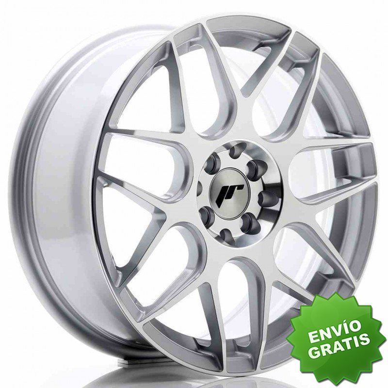 Llanta exclusiva Jr Wheels Jr18 17x7 Et40 5x100 114 Silver Machined