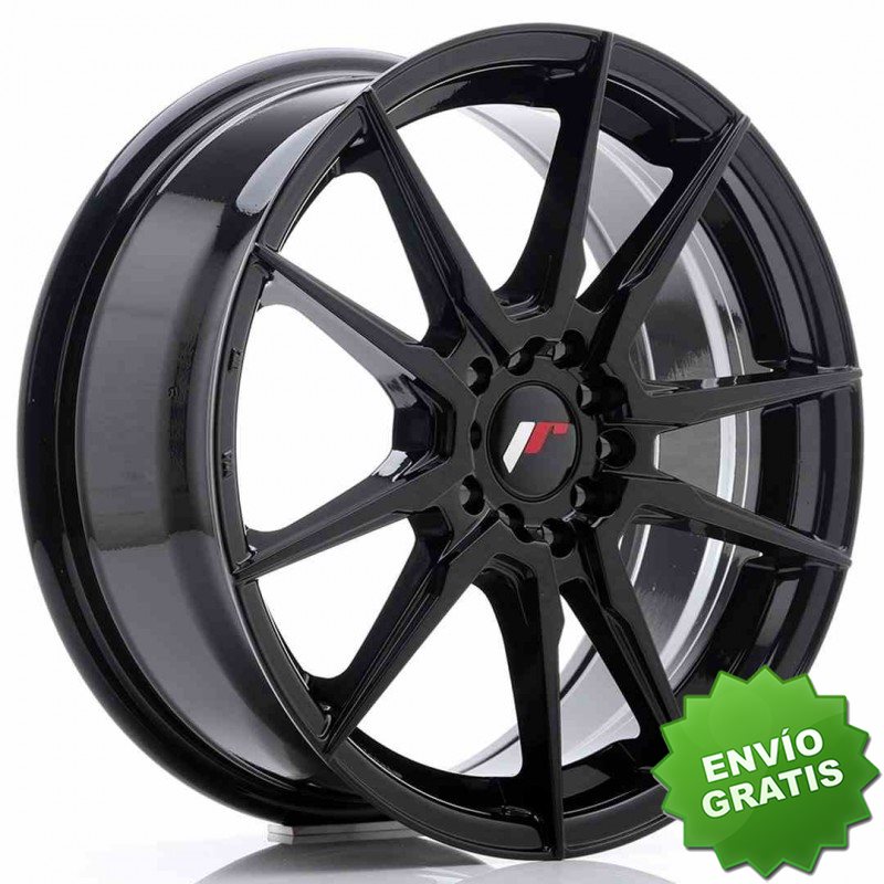 Llanta exclusiva Jr Wheels Jr21 17x7 Et40 5x108 112 Glossy Black