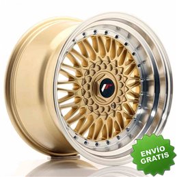 Llanta exclusiva Jr Wheels Jr9 17x10 Et20 5x112 120 Gold W Machined L Ip
