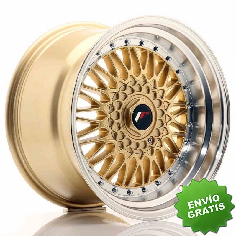 Llanta exclusiva Jr Wheels Jr9 17x10 Et20 5x112 120 Gold W Machined L Ip