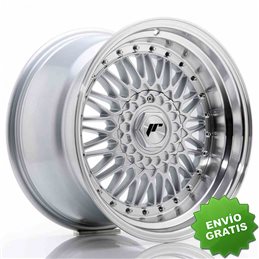 Llanta exclusiva Jr Wheels Jr9 17x10 Et20 5x112 120 Silver W Machined%2 0lip+silver Rivets
