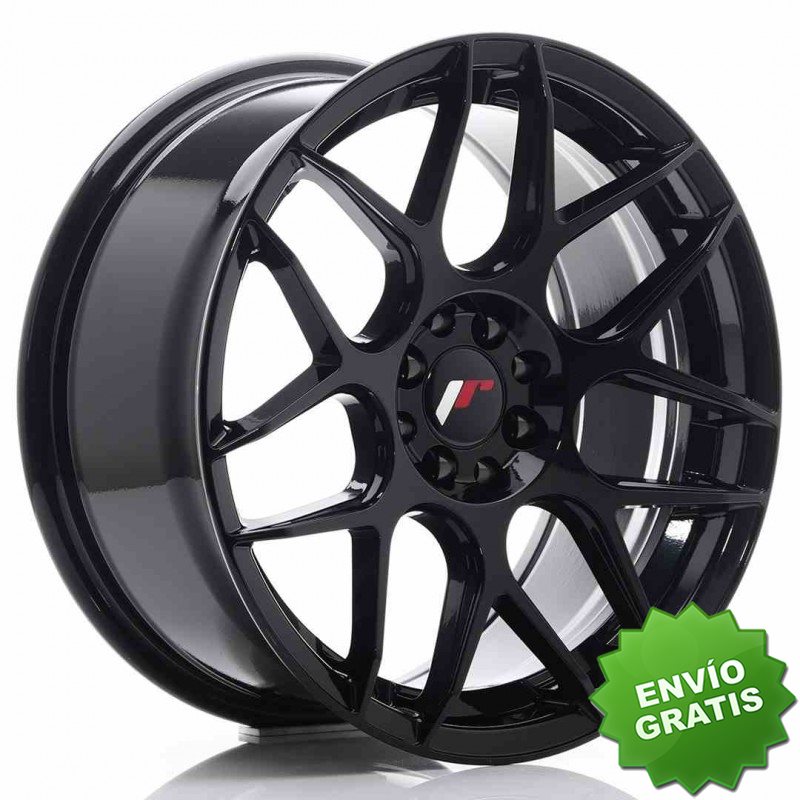 Llanta exclusiva Jr Wheels Jr18 17x8 Et25 4x100 108 Glossy Black