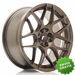 Llanta exclusiva Jr Wheels Jr18 17x8 Et25 4x100 108 Matt Bronze