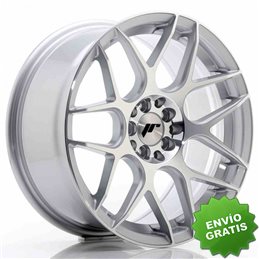 Llanta exclusiva Jr Wheels Jr18 17x8 Et25 4x100 108 Silver Mach