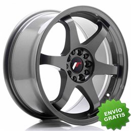 Llanta exclusiva Jr Wheels Jr3 17x8 Et25 4x100 108 Gun Metal