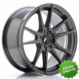 Llanta exclusiva Jr Wheels Jr21 17x8 Et25 4x100 108 Hyper Gray