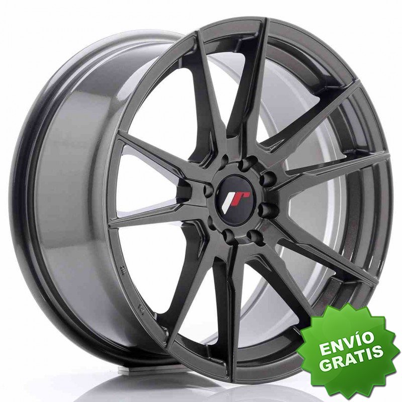 Llanta exclusiva Jr Wheels Jr21 17x8 Et25 4x100 108 Hyper Gray