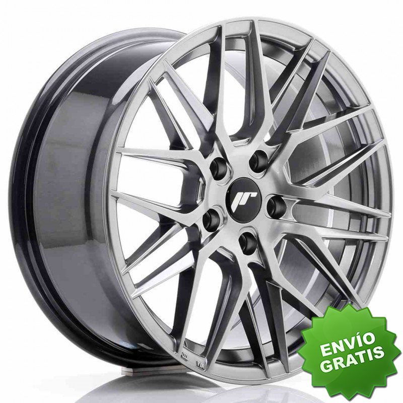 Llanta exclusiva Jr Wheels Jr28 17x8 Et35 5x100 Hyper Black