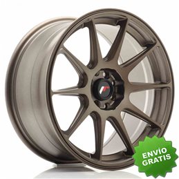Llanta exclusiva Jr Wheels Jr11 17x8.25 Et35 4x100 114.3 Matt Bronze