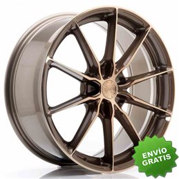Llanta exclusiva Jr Wheels Jr37 20x8.5 Et45 5x112 Platinum Bronze