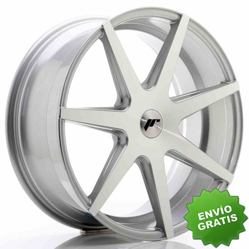 Llanta exclusiva Jr Wheels Jr20 20x8.5 Et40 5h Blank Silver Machined