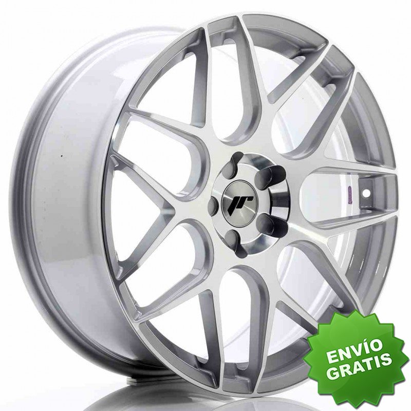 Llanta exclusiva Jr Wheels Jr18 20x8.5 Et20-40 5h Blank Silver Machin Ed