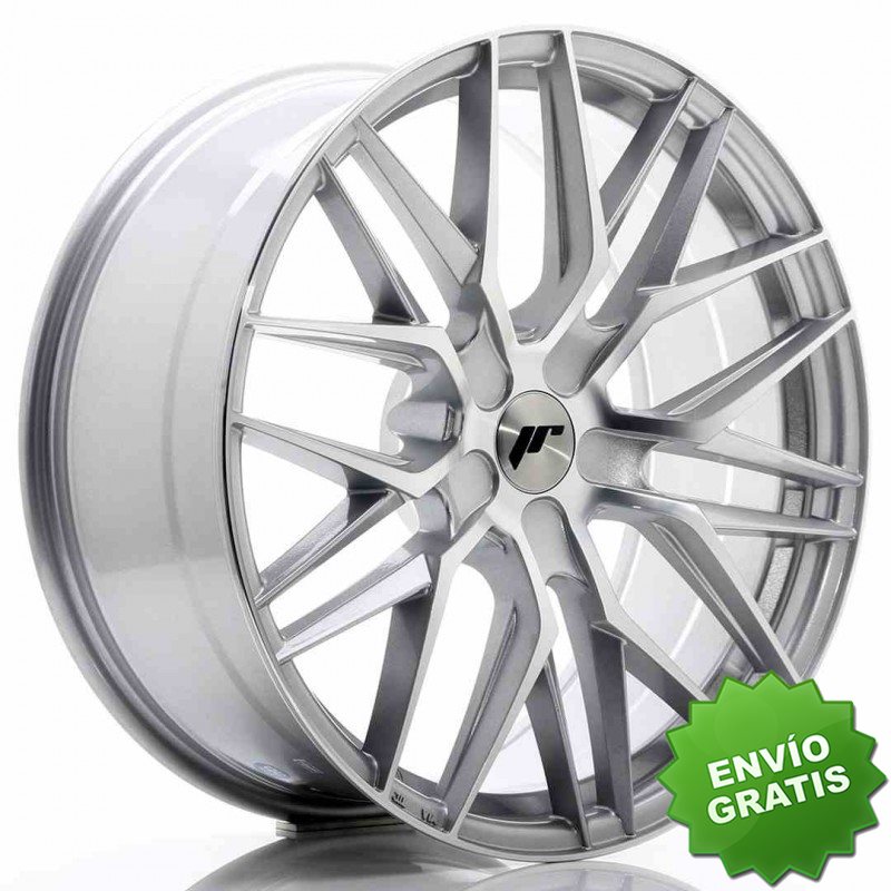Llanta exclusiva Jr Wheels Jr28 20x8.5 Et20-40 5h Blank Silver Machin Ed Face