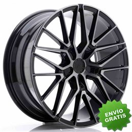 Llanta exclusiva Jr Wheels Jr38 20x8.5 Et20-45 5h Blank Black Brushed  W Tinted Face