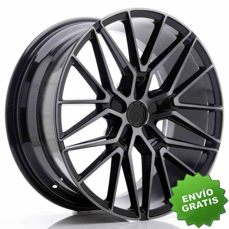 Llanta exclusiva Jr Wheels Jr38 20x9 Et35 5x112 Black Brushed W Tinte D Face