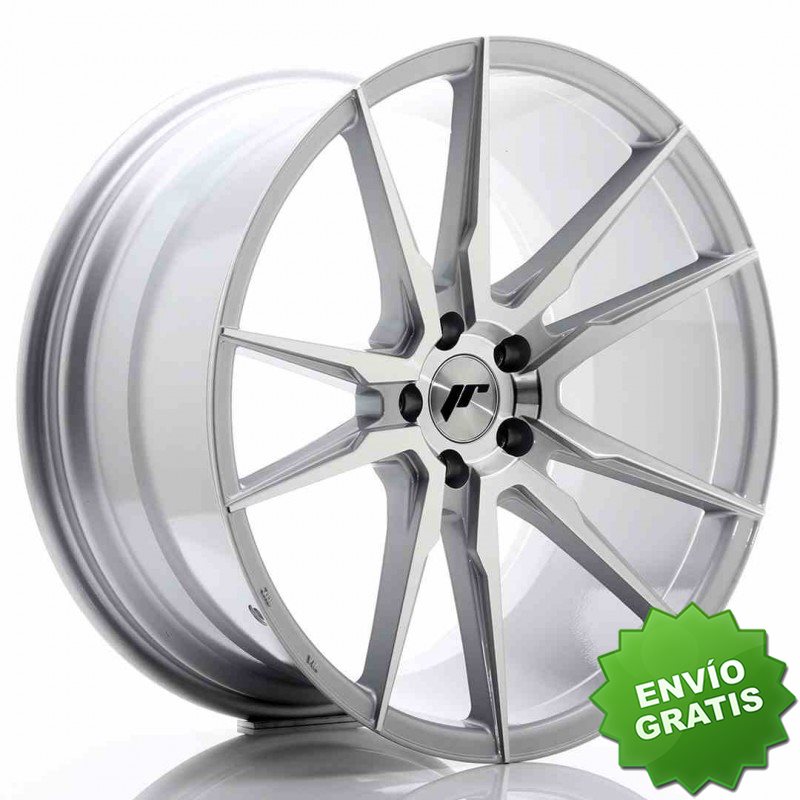 Llanta exclusiva Jr Wheels Jr21 20x10 Et40 5x112 Silver Machined Face 