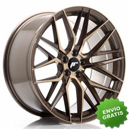 Llanta exclusiva Jr Wheels Jr28 20x10 Et40 5x112 Platinum Bronze