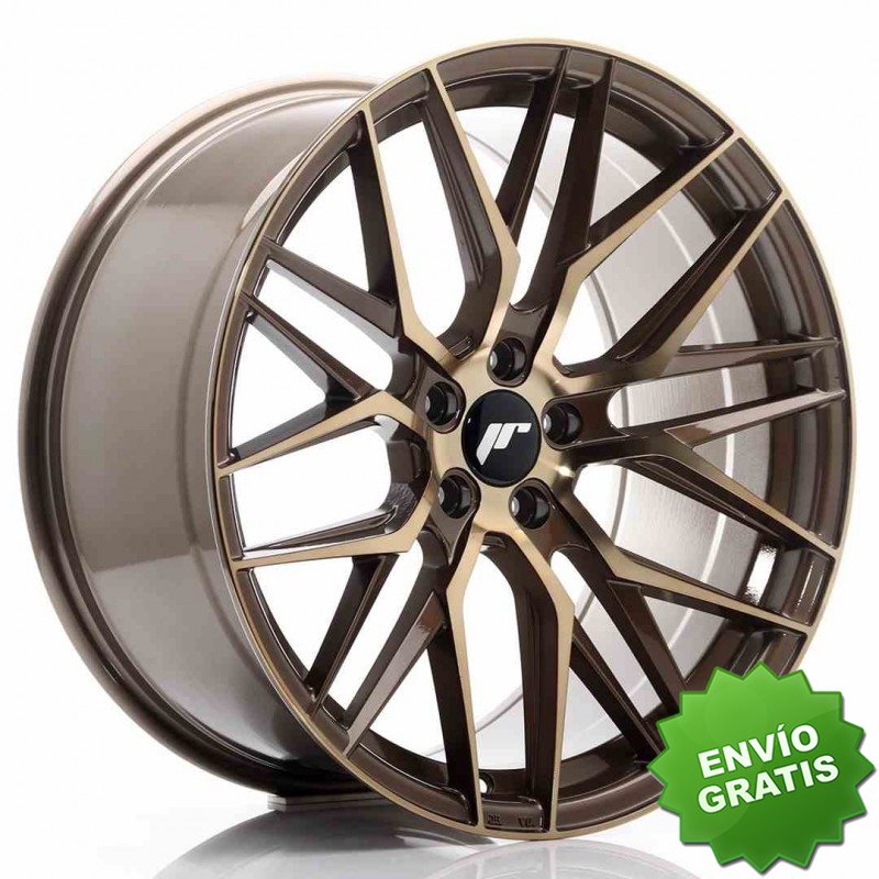 Llanta exclusiva Jr Wheels Jr28 20x10 Et40 5x112 Platinum Bronze