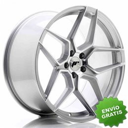 Llanta exclusiva Jr Wheels Jr34 20x10 Et40 5x120 Silver Machined Face 