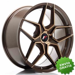 Llanta exclusiva Jr Wheels Jr34 20x9 Et20-40 5h Blank Platinum Bronze 