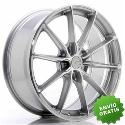 Llanta exclusiva Jr Wheels Jr37 20x8.5 Et20-45 5h Blank Silver Machin Ed Face
