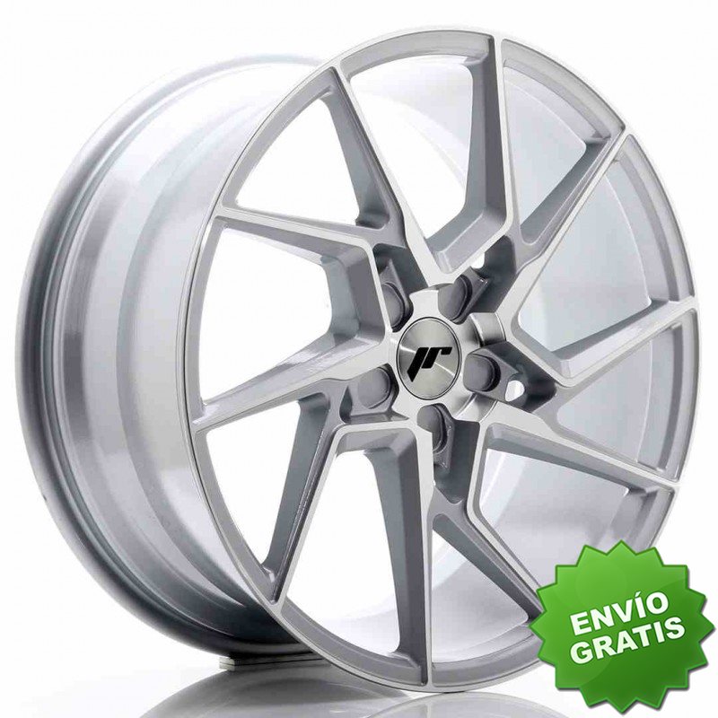 Llanta exclusiva Jr Wheels Jr33 20x9 Et20-48 5h Blank Silver Machined  Face