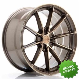 Llanta exclusiva Jr Wheels Jr37 20x10 Et35 5x112 Platinum Bronze