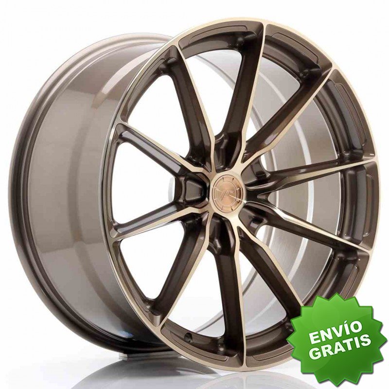 Llanta exclusiva Jr Wheels Jr37 20x10 Et35 5x112 Platinum Bronze