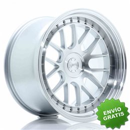 Llanta exclusiva Jr Wheels Jr40 19x11 Et15-22 5h Blank Silver Machine D Face