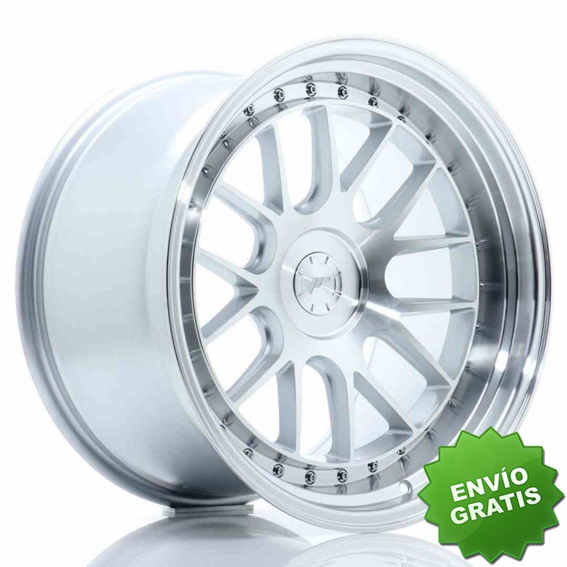 Llanta exclusiva Jr Wheels Jr40 19x11 Et15-22 5h Blank Silver Machine D Face