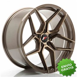 Llanta exclusiva Jr Wheels Jr34 20x10.5 Et35 5x120 Platinum Bronze