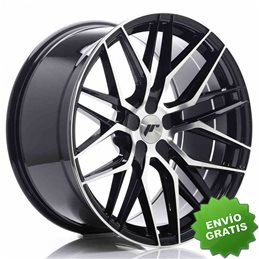 Llanta exclusiva Jr Wheels Jr28 20x10 Et40 5h Blank Gloss Black Mac Hined Face