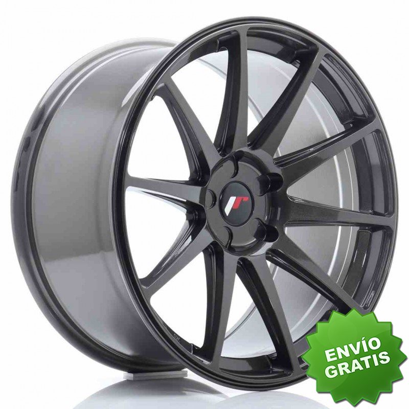 Llanta exclusiva Jr Wheels Jr11 20x10 Et40 5h Blank Hyper Gray