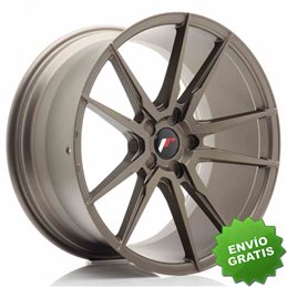 Llanta exclusiva Jr Wheels Jr21 20x10 Et40 5h Blank Matt Bronze