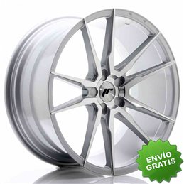 Llanta exclusiva Jr Wheels Jr21 20x10 Et40 5h Blank Silver Machined%2 0face