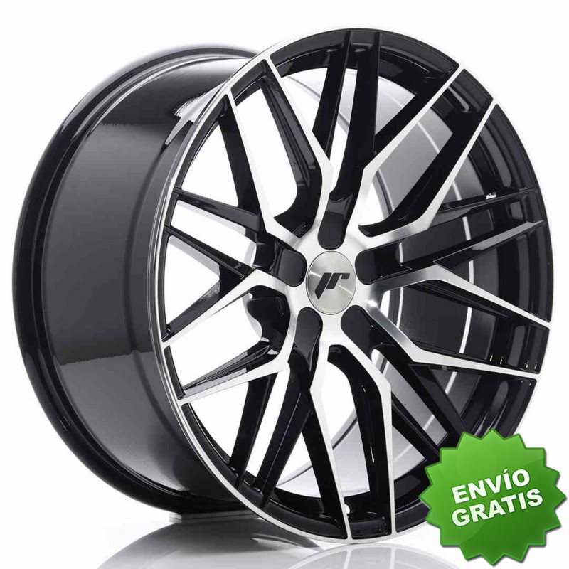Llanta exclusiva Jr Wheels Jr28 20x10 Et20-40 5h Blank Gloss Black  Machined Face