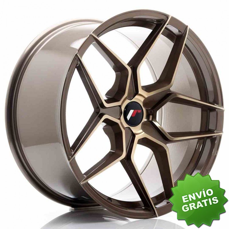 Llanta exclusiva Jr Wheels Jr34 20x10 Et20-40 5h Blank Platinum Bronz E
