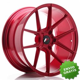 Llanta exclusiva Jr Wheels Jr30 20x10 Et20-40 5h Blank Platinum Red
