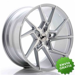 Llanta exclusiva Jr Wheels Jr33 20x10 Et20-40 5h Blank Silver Machine D Face