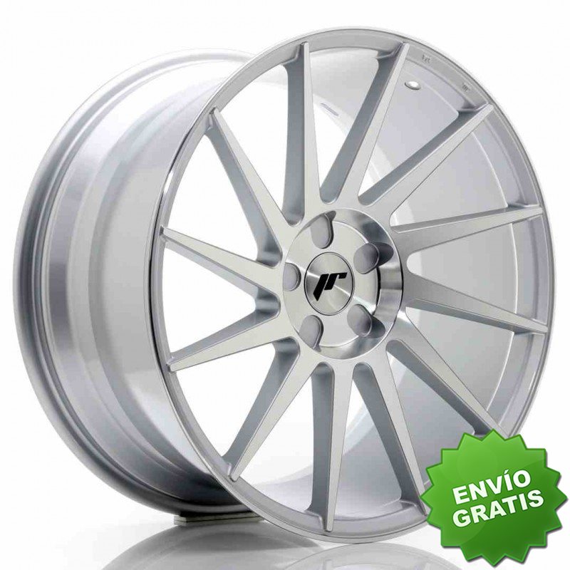 Llanta exclusiva Jr Wheels Jr22 20x10 Et20-40 5h Blank Silver Machine D Face